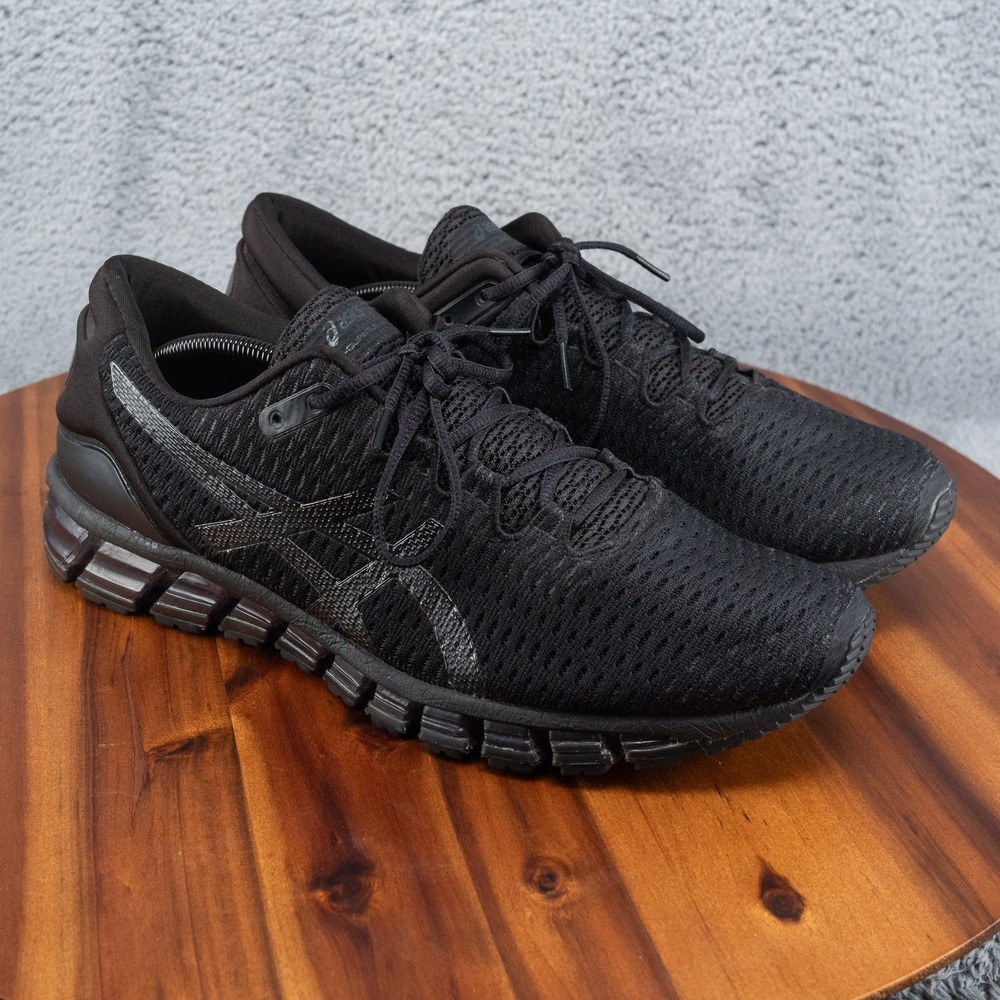 ASICS GEL-Quantum 360 Triple Black Running Shoes Men's Size 13